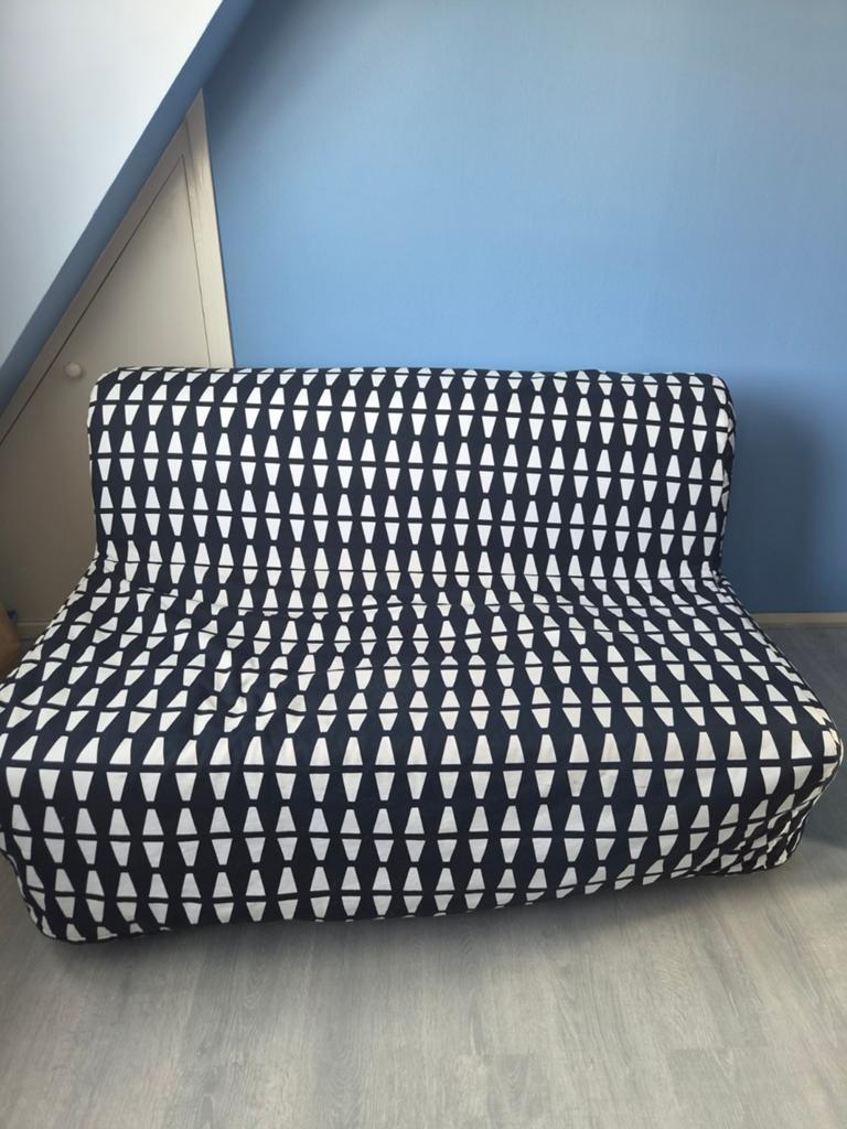 Tweepersoons slaapbank Ikea, Ophalen, Gebruikt, Tweepersoons, 140 cm