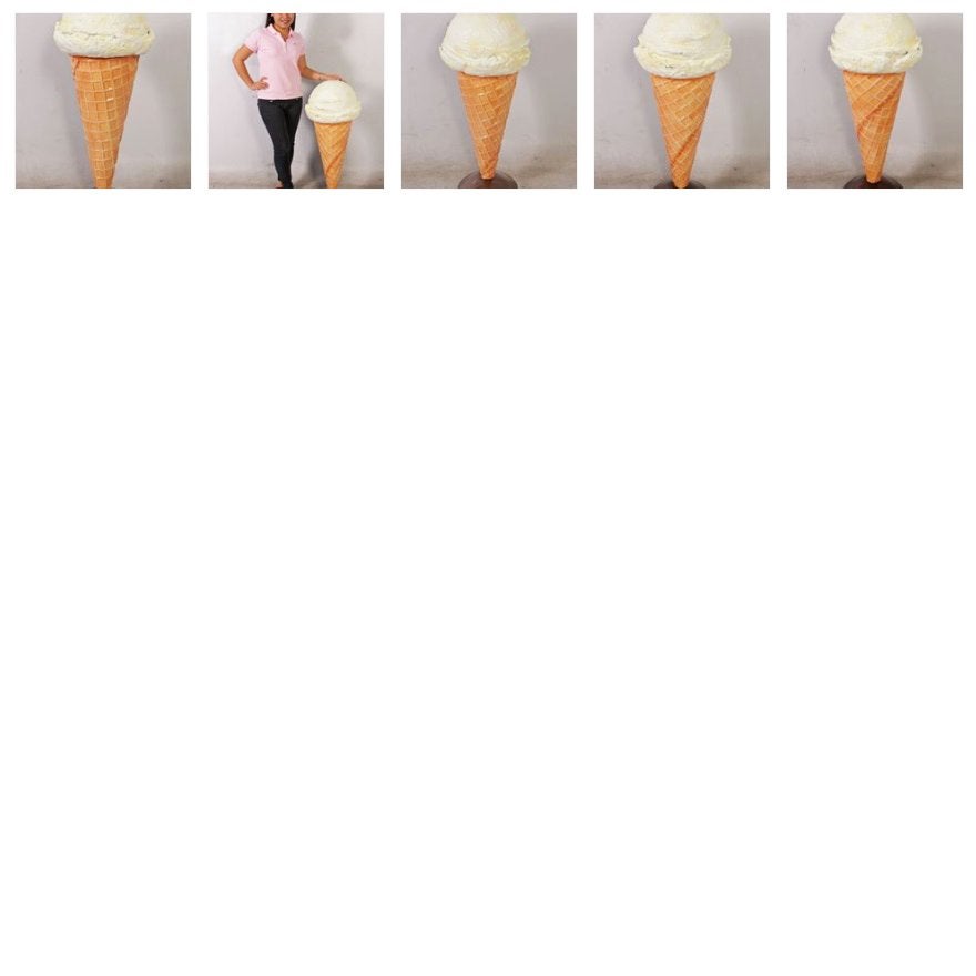IJsje Staand – Schepijs – Vanilla – Aardbei - Hoogte 95 cm, Ophalen, HorecaBeelden, Overige typen, Nieuw
