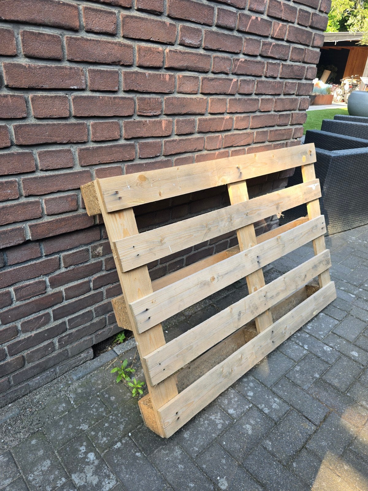 Stevige houten pallet voor diverse doeleinden, Ophalen, Gebruikt, Hout, 20 tot 50 mm