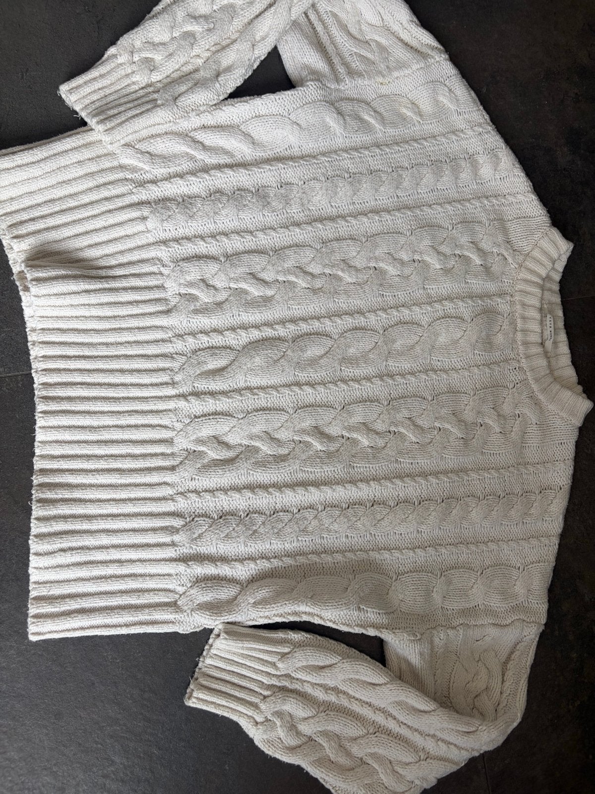 YAYA Gebreide Trui - Crème - Maat XL, Kleding | Dames, Ophalen of Verzenden, Gedragen, Maat 46/48 (XL) of groter, Overige kleuren