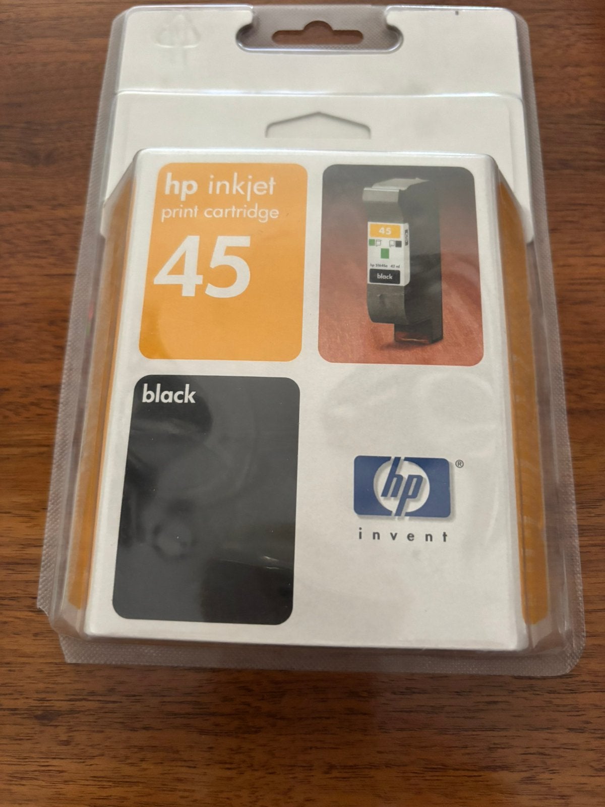Print cartridge HP inkjet black 45, Ophalen of Verzenden, Nieuw