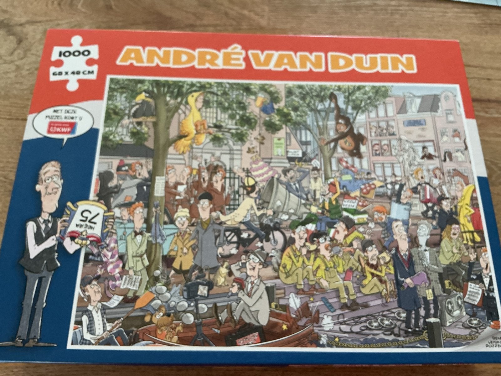 André van Duin legpuzzel 1000 stukjes, Ophalen, 500 t/m 1500 stukjes, Gebruikt, Legpuzzel