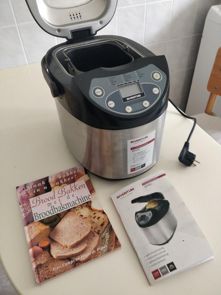 Broodbakmachine Inventum BM90, Witgoed en Apparatuur, Broodbakmachines, 800 tot 1200 gram deeg, Ophalen, Gebruikt