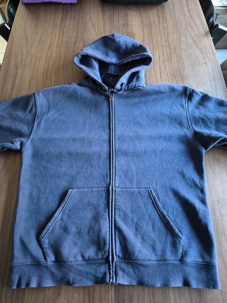 Cenobite Records Hoodie met rits - Maat L, Cenobite Records, Maat 52/54 (L), Blauw, Ophalen of Verzenden