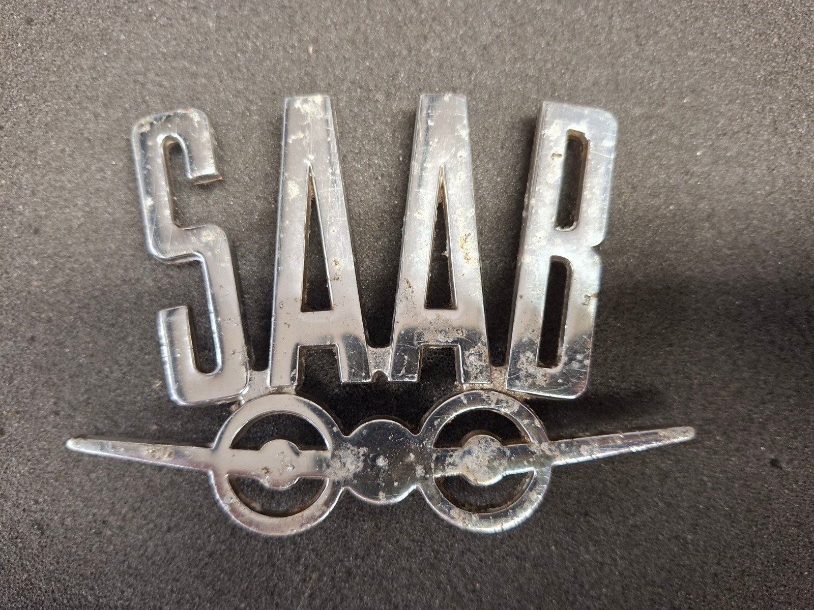 Saab logo achterklep., Ophalen of Verzenden, Overige onderwerpen