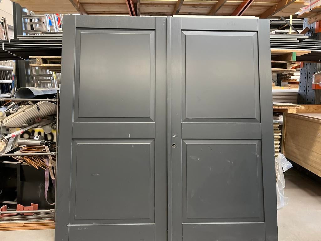 Dubbele Weekamp deuren 2200 x 2315, Doe-het-zelf en Verbouw, Deuren en Horren, Ophalen, Hout, 120 cm of meer, 215 cm of meer