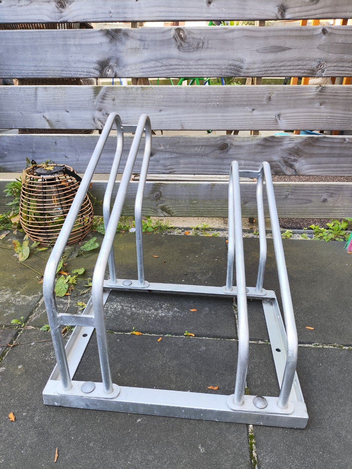 Fietsenrek voor 2 fietsen - Gebruikt, Ophalen, Gebruikt