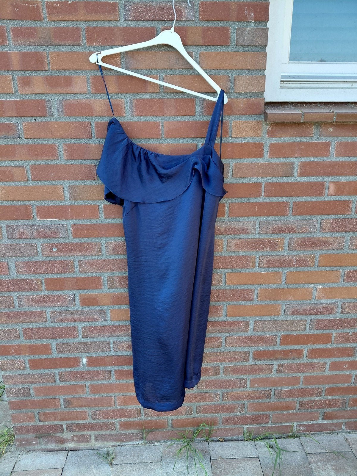 Steps Galajurk/Bruidsmeisjesjurk XL (valt kleiner), Blauw, Maat 46/48 (XL) of groter, Nieuw, Ophalen of Verzenden