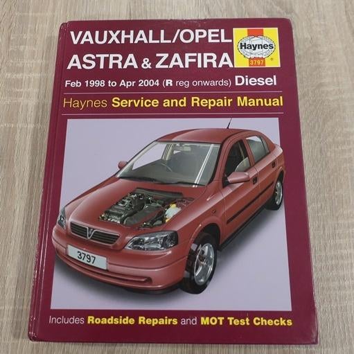 Opel Astra & Zafira diesel 1998 2004 Haynes handboek, Ophalen of Verzenden, Gelezen, Opel, Haynes