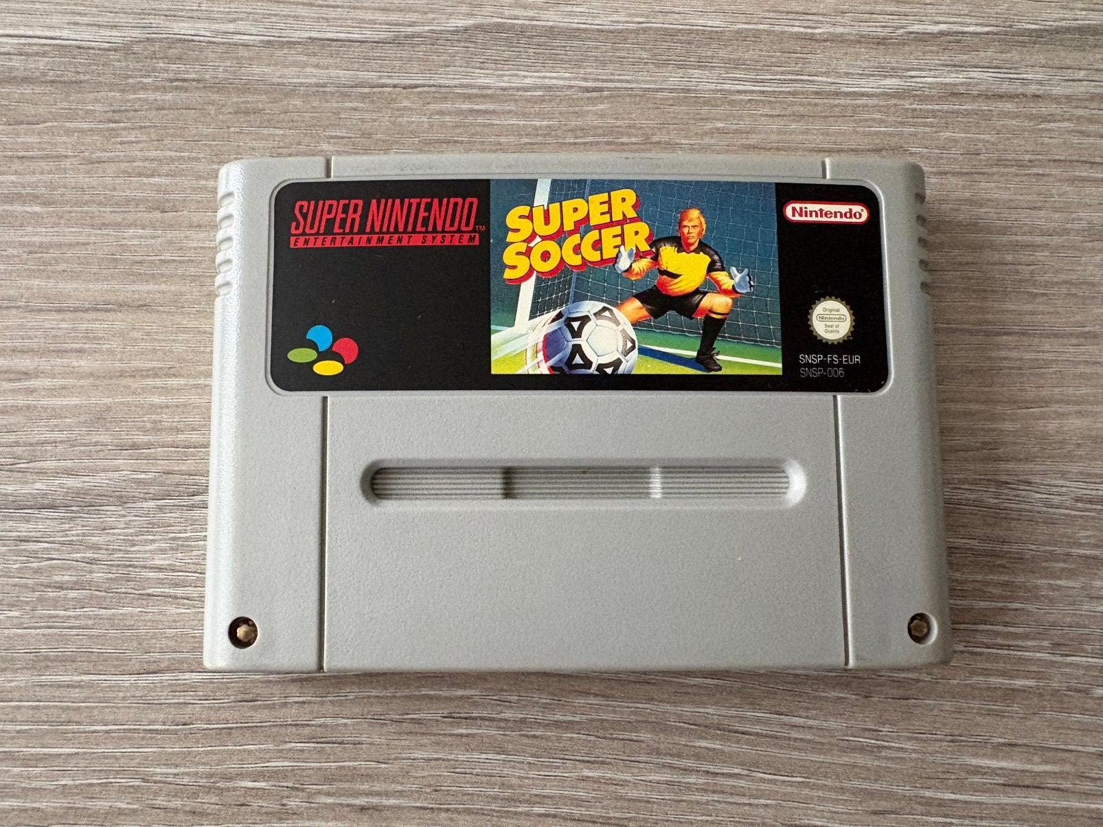 Super Soccer voor de Super Nintendo ZGAN, Ophalen of Verzenden, Zo goed als nieuw, Sport, Vanaf 3 jaar