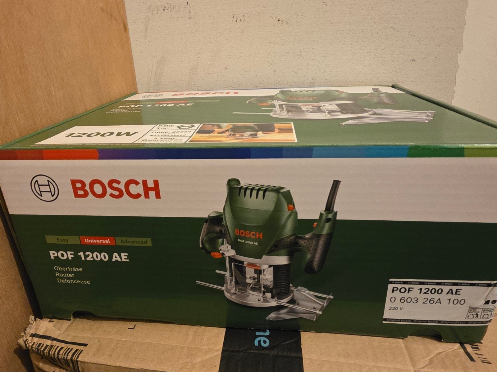 Bosch POF 1200 AE Bovenfrees - Nieuw en Ongebruikt, Ophalen, Nieuw, Bovenfrees, Bosch