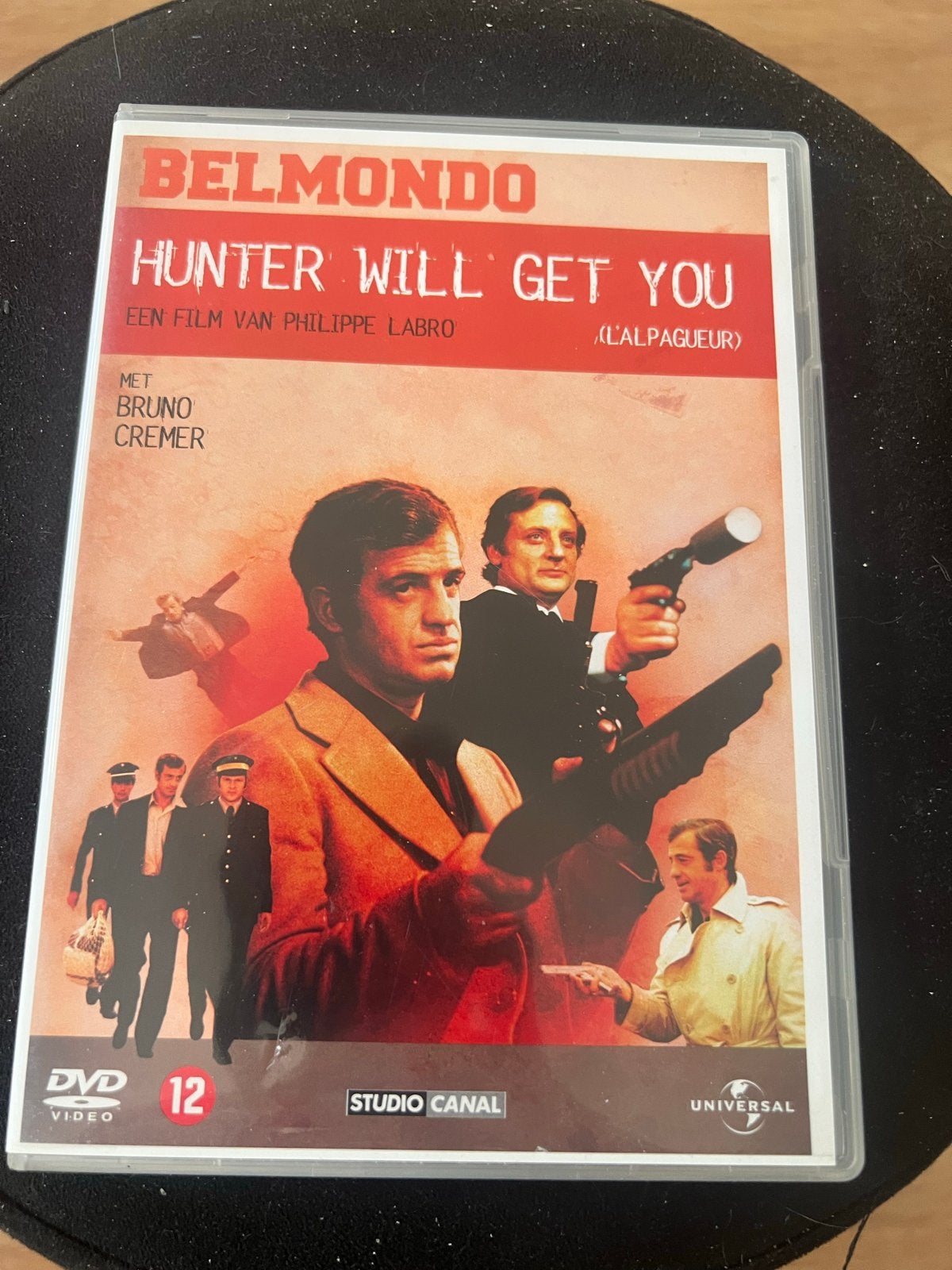 Belmondo: Hunter Will Get You (L'Alpagueur) DVD, Gebruikt, Nederlands, Actiethriller, Ophalen of Verzenden
