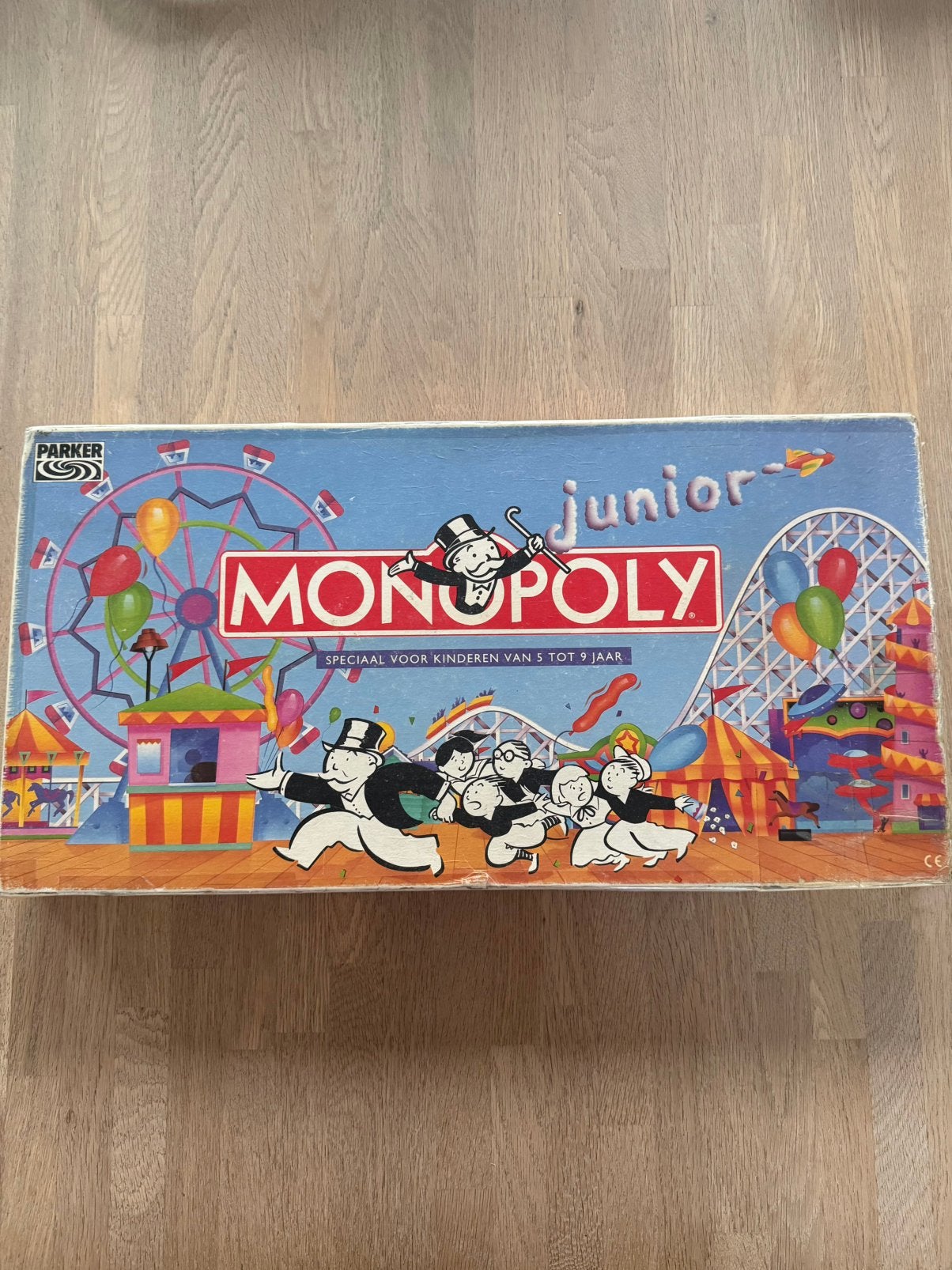Monopoly junior spel., Hobby en Vrije tijd, Gezelschapsspellen | Bordspellen, Een of twee spelers, Ophalen of Verzenden, Gebruikt