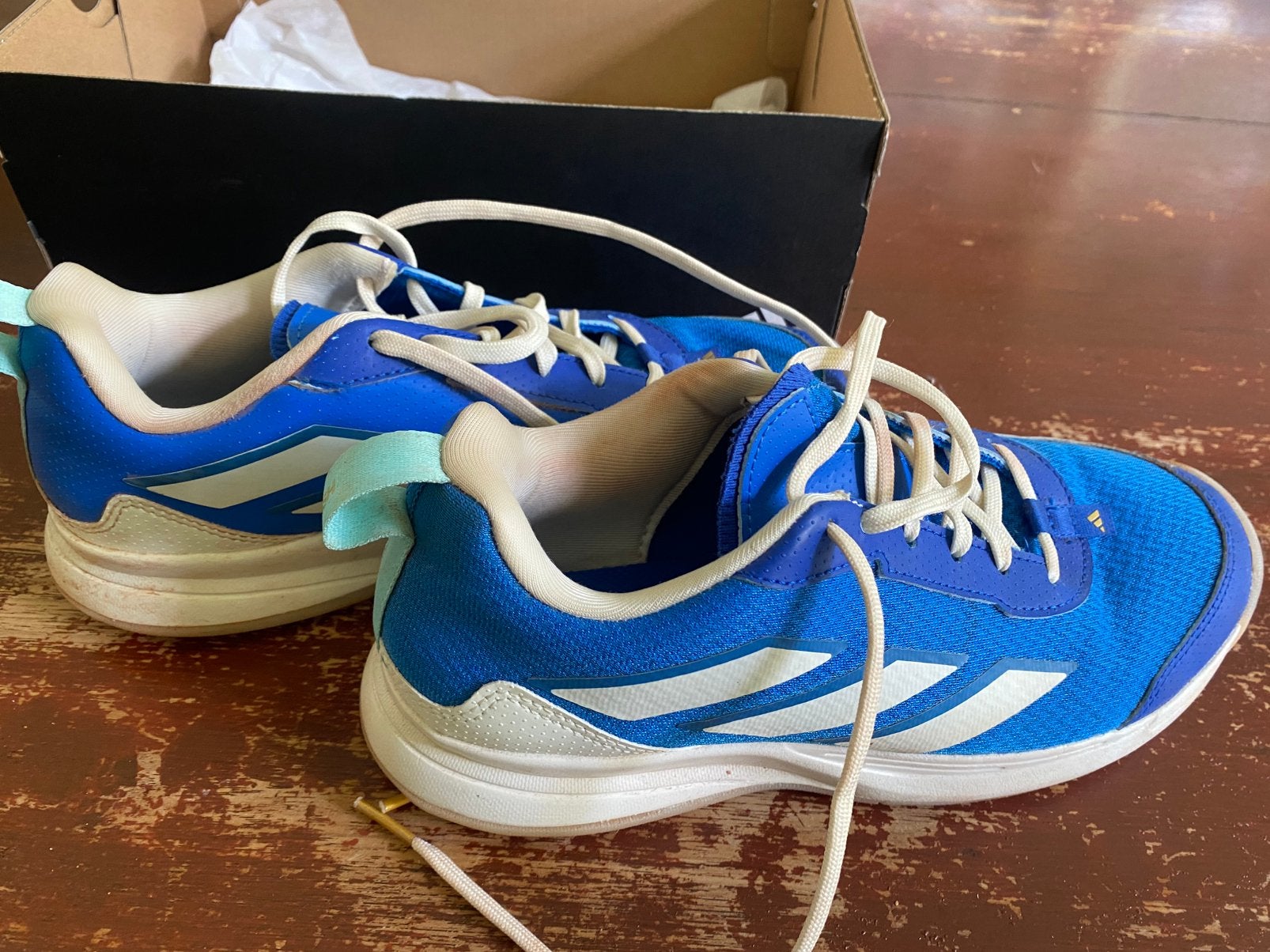 Tennisschoen Adidas 38,5 blauw dames, Adidas, L00, Schoenen, Ophalen of Verzenden