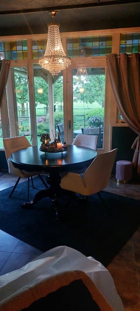 Mooie zwarte barok tafel, Huizen en Kamers
