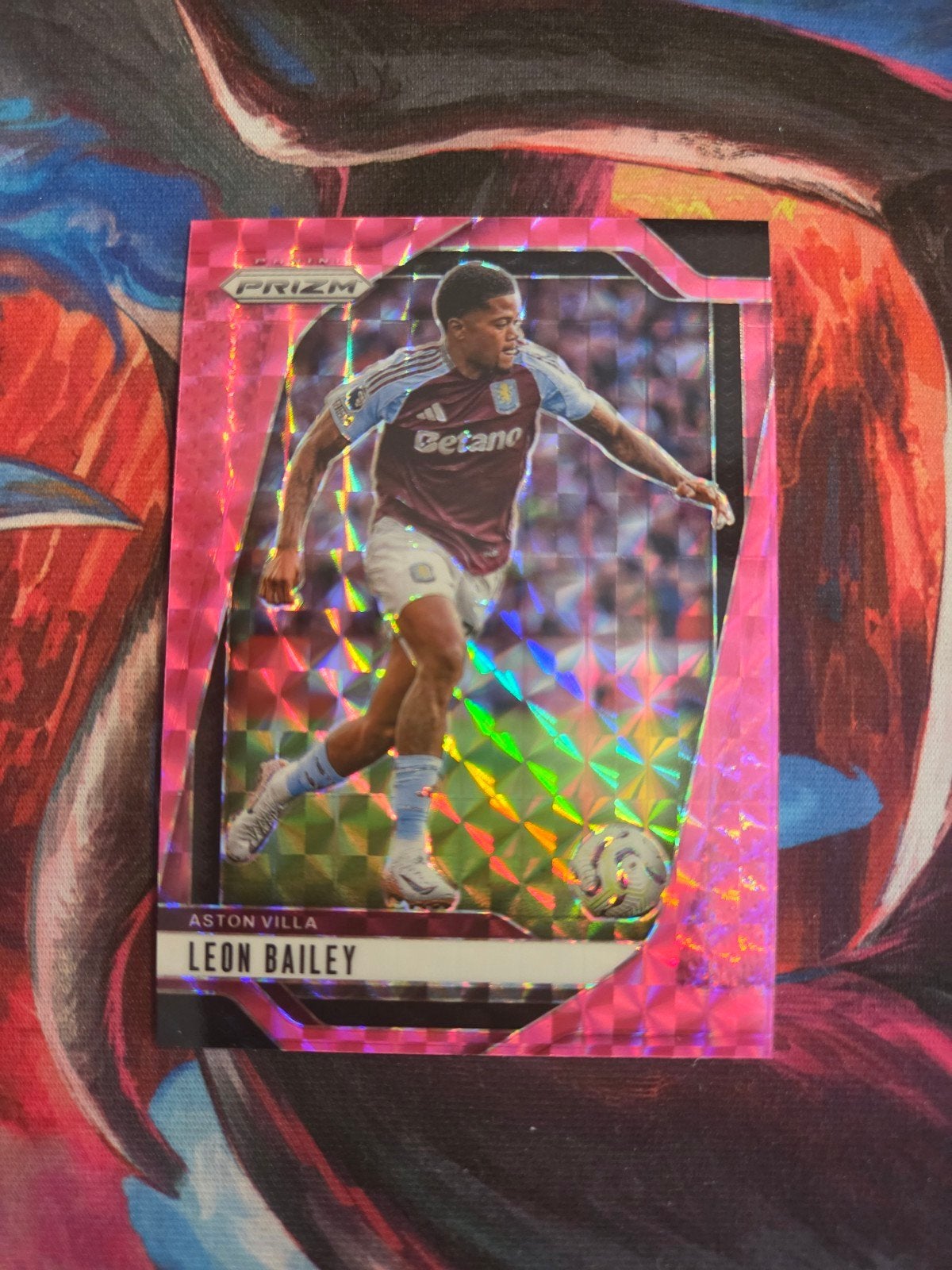 Panini Prizm Leon Bailey Aston Villa Voetbalkaart, Ophalen of Verzenden