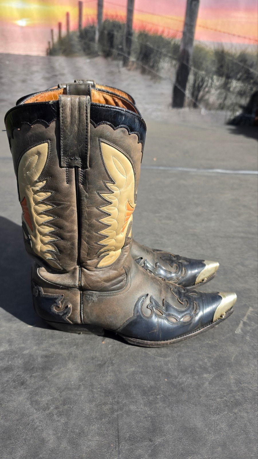Sendra/Prime Cowboylaarzen - Handgemaakt Dik Leer Maat 44.5, Ophalen of Verzenden