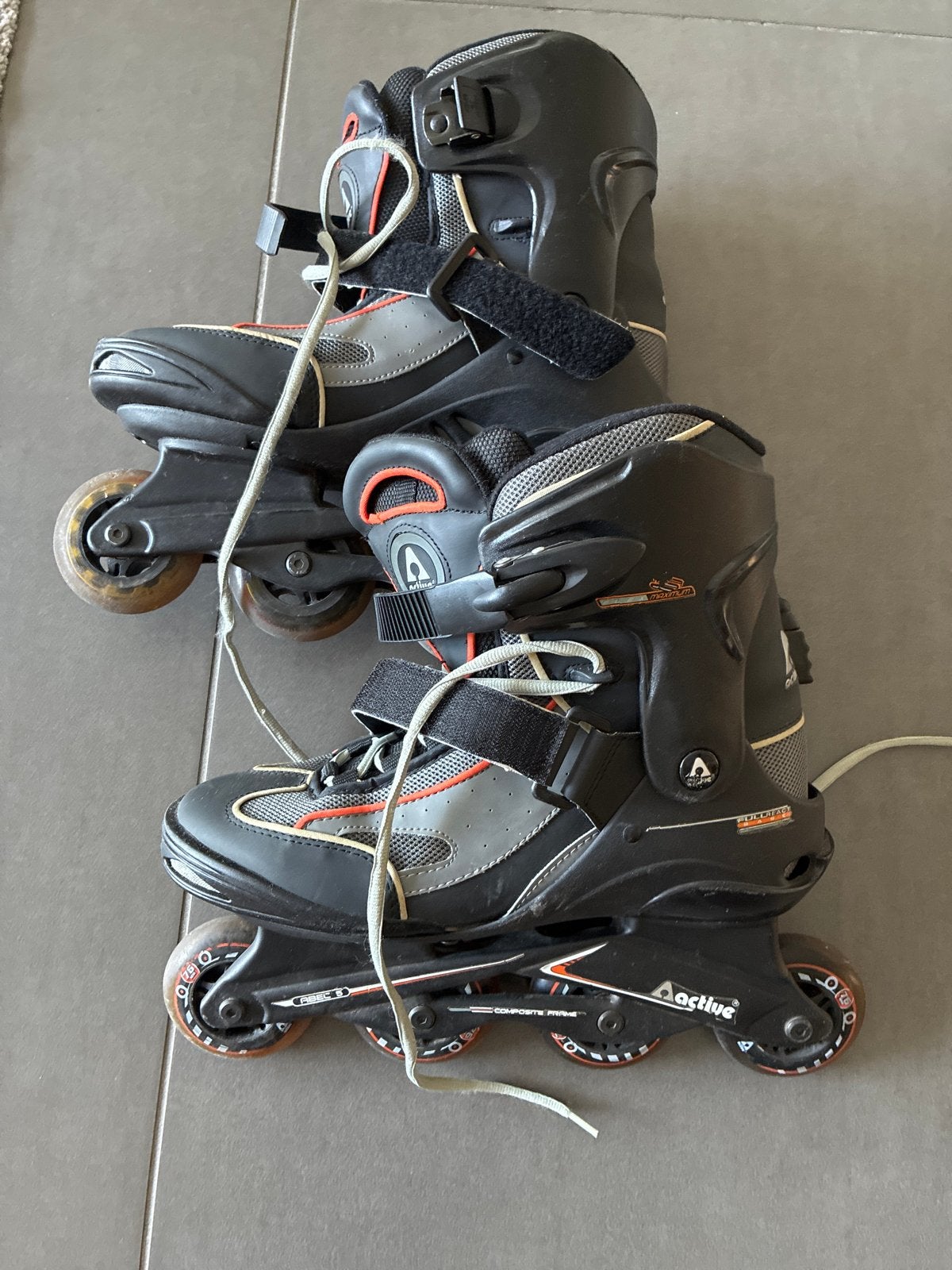 ACTIVE inline skates/rolschaatsen - Maat 43, Sport en Fitness, Skeelers, Overige merken, Heren, Ophalen of Verzenden, Inline skates 4 wielen