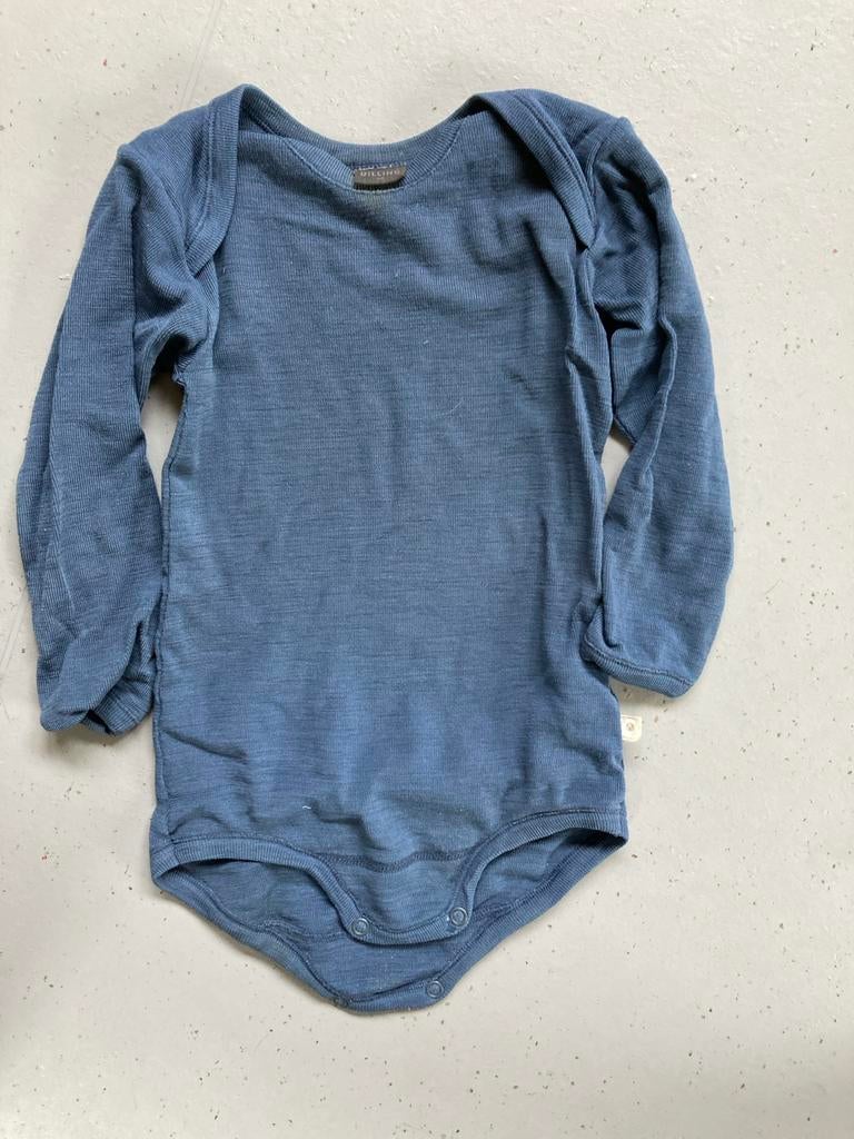 Dilling wollen romper blauw - maat 92, Kinderen en Baby's, Ophalen of Verzenden, Gebruikt, Jongetje of Meisje