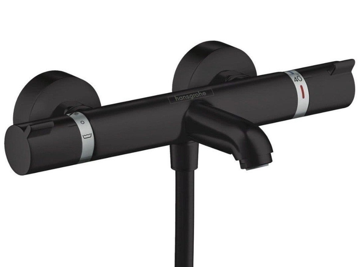 Hansgrohe Ecostat Comfort Douchekraan Mat Zwart, Ophalen of Verzenden, Nieuw, Chroom, Douche