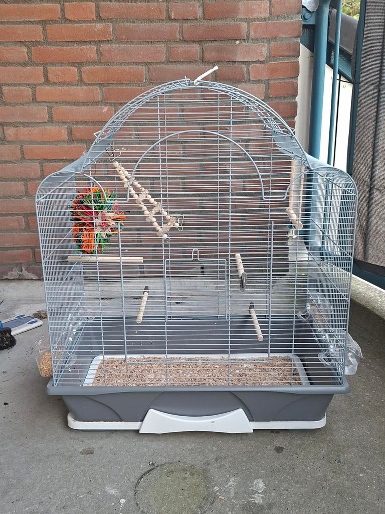 Kooi voor parkietjes, Ophalen, Zo goed als nieuw, Metaal, Vogelkooi