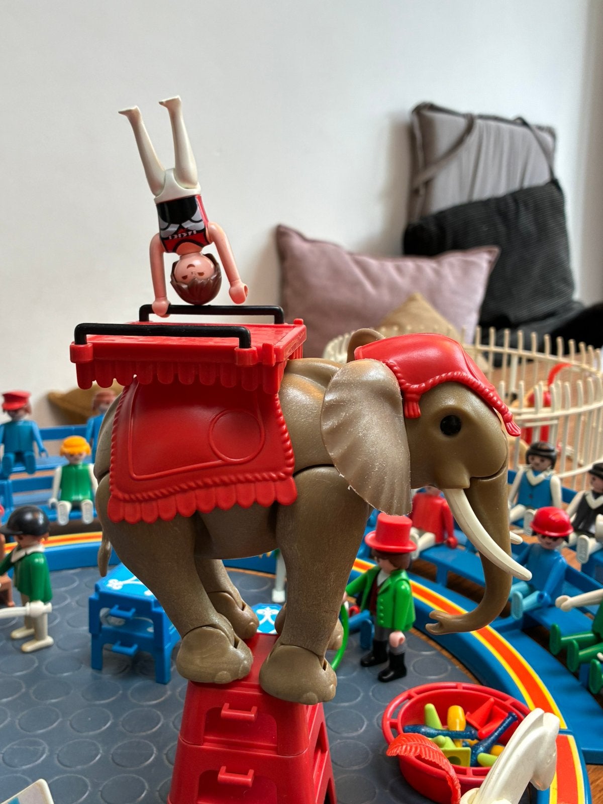 Vintage Playmobil Circus 3510 Met olifanten 🎪 🐘, Ophalen, Gebruikt, Complete set, Overige typen