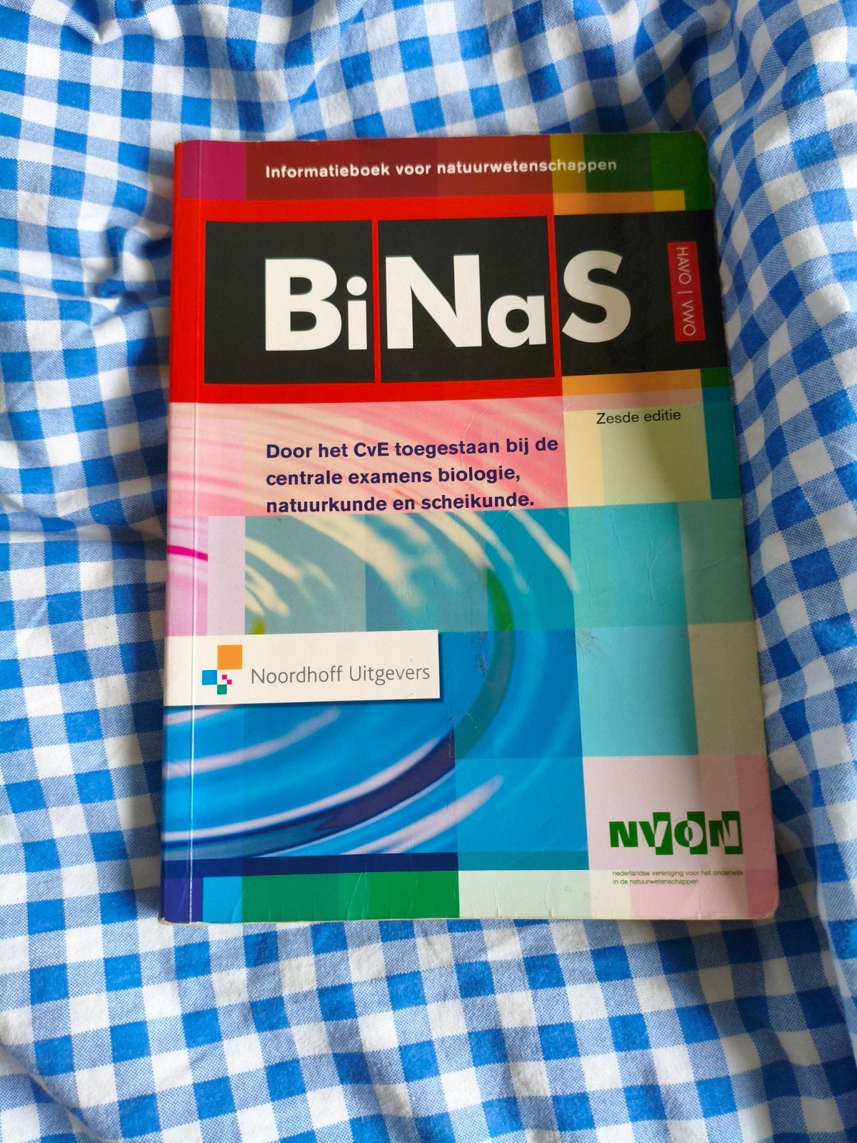 BiNaS Informatieboek voor natuurwetenschappen 6e editie, Zo goed als nieuw, Noordhoff Uitgevers, Beta, HBO