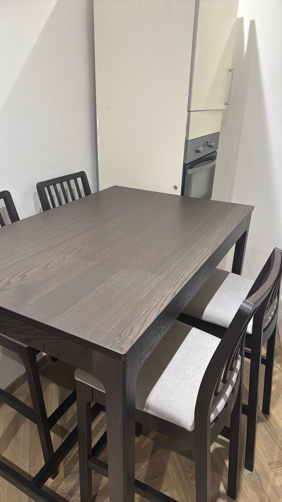 Bartafel met 2 stoelen - Zo goed als nieuw, Ophalen, 100 tot 150 cm, Tot twee personen, 50 tot 100 cm