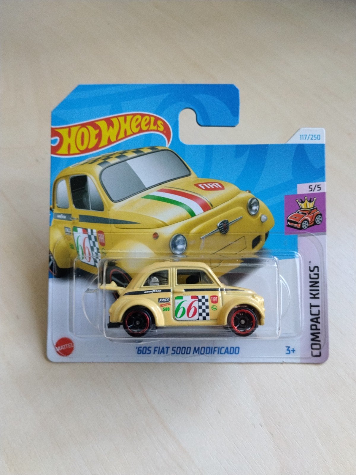 Hotwheels fiat 500 D hot wheels, Ophalen of Verzenden, Nieuw, Auto