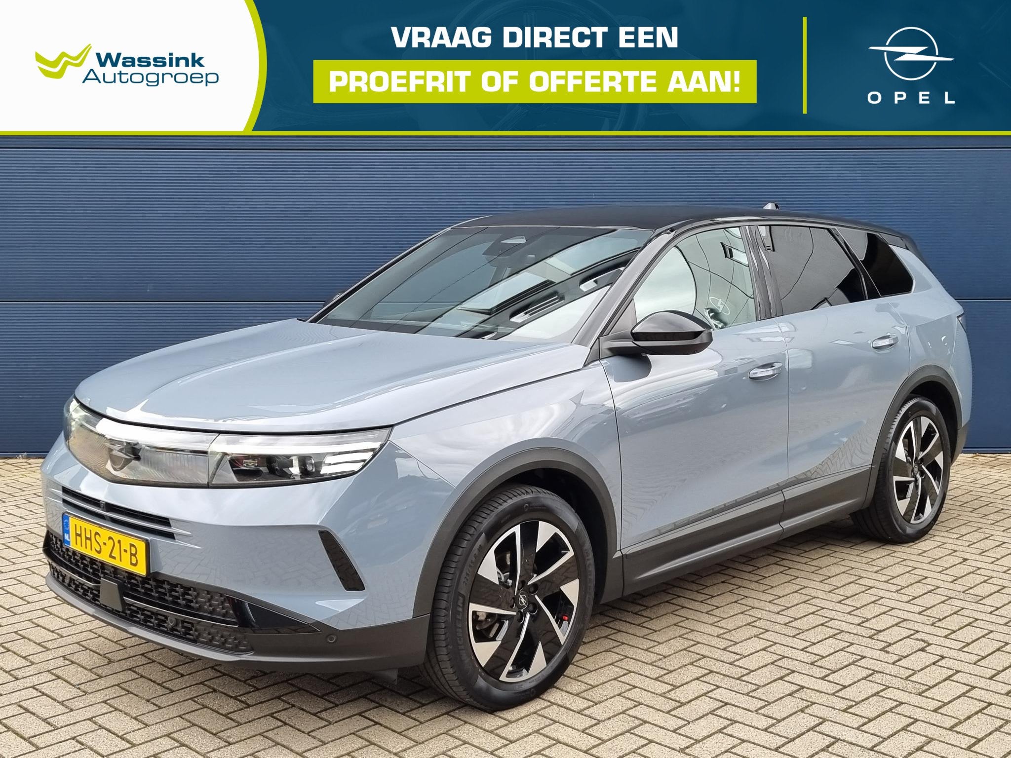 Opel Grandland 1.2 Turbo Hybrid GS | Navigatie | Parkeersens, Auto's, 145 pk, Stof, Gebruikt, Euro 6