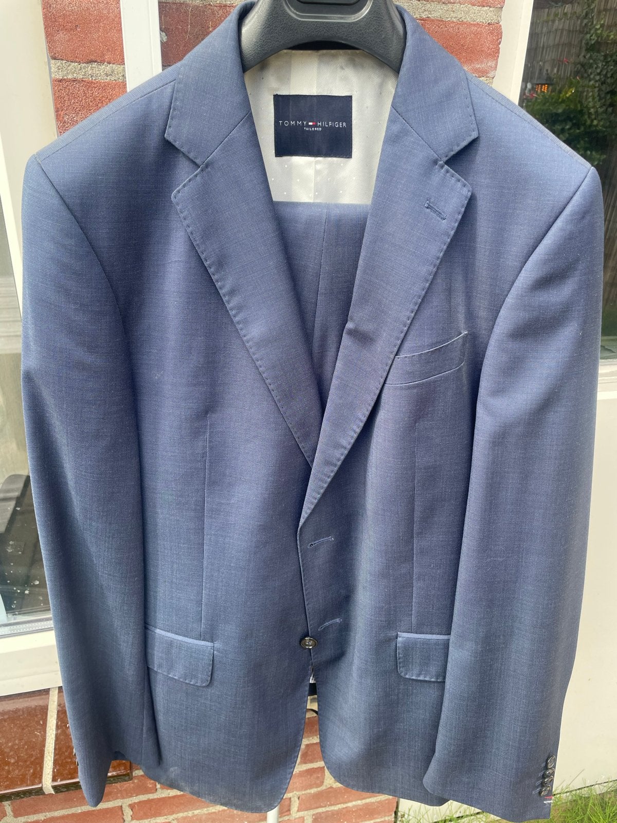 Tommy Hilfiger Tailored pak - Maat 50 (M), Ophalen of Verzenden, Nieuw, Maat 48/50 (M), Blauw