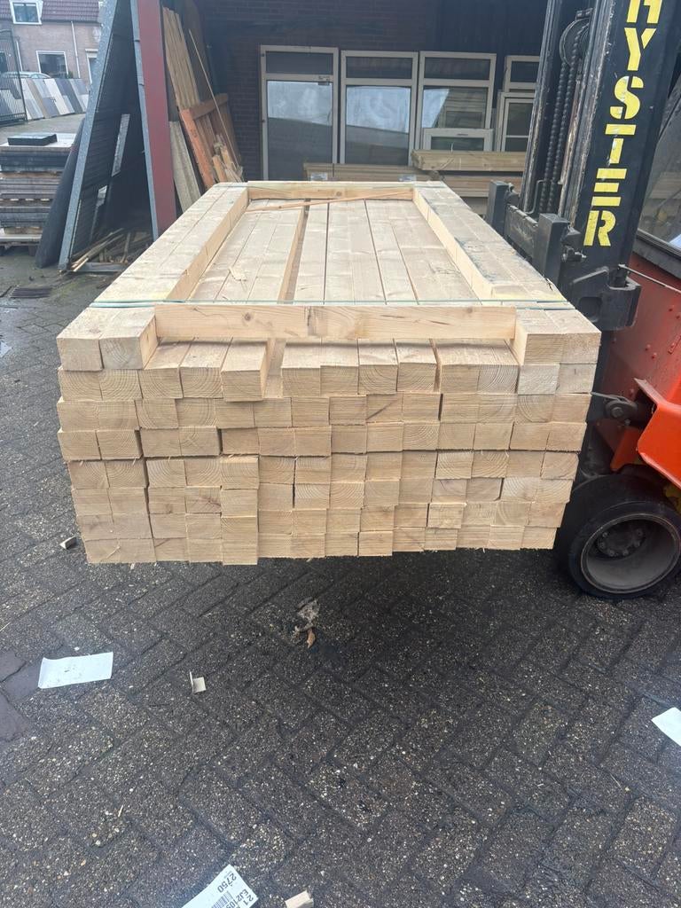 Mooie partij vuren balken ( 63 x 75 ) 210 cm lang, Ophalen of Verzenden, Nieuw, Balken