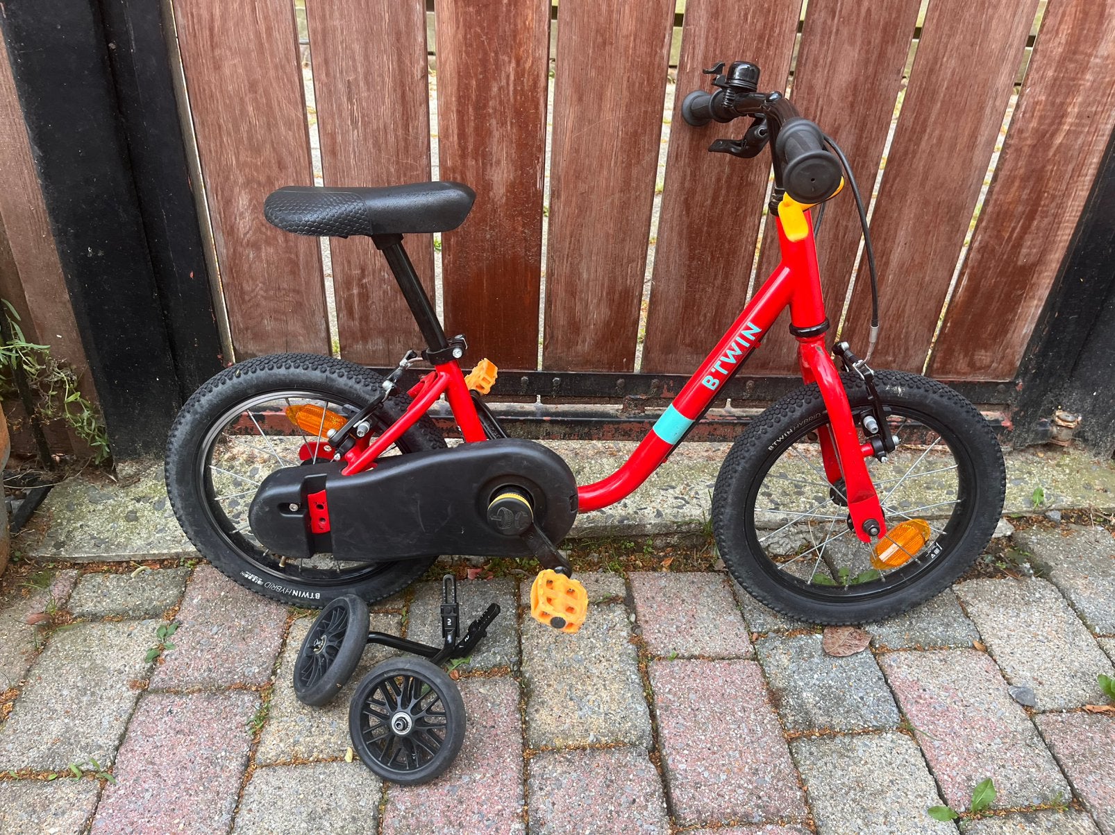 2-in-1 kinderfiets/loopfiets BTWIN, Ophalen of Verzenden, Zo goed als nieuw, Minder dan 16 inch