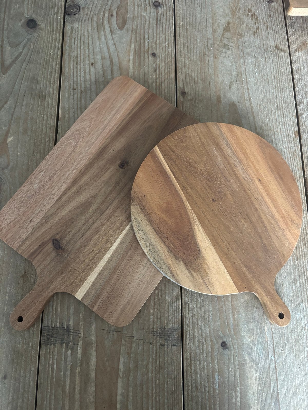 Acacia Houten Borrelplanken - Nieuw!, Hout, Snij-/serveerplank, Nieuw, Ophalen of Verzenden