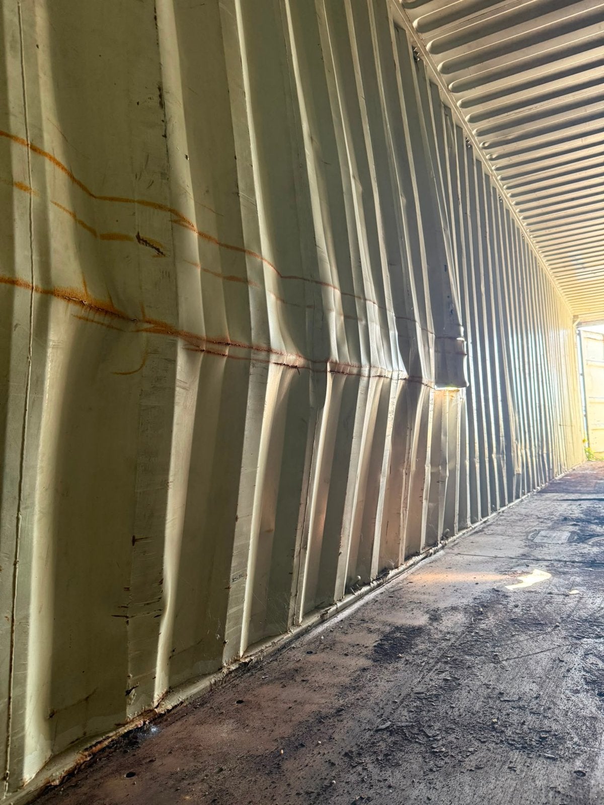 Opslagcontainer 40ft  high cube, Ophalen