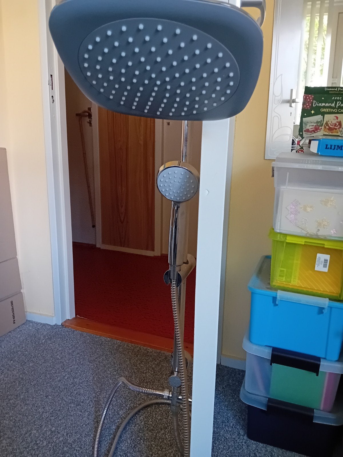 Zo goed als nieuwe doucheset van Hornbach, Ophalen, Zo goed als nieuw, Chroom, Douche