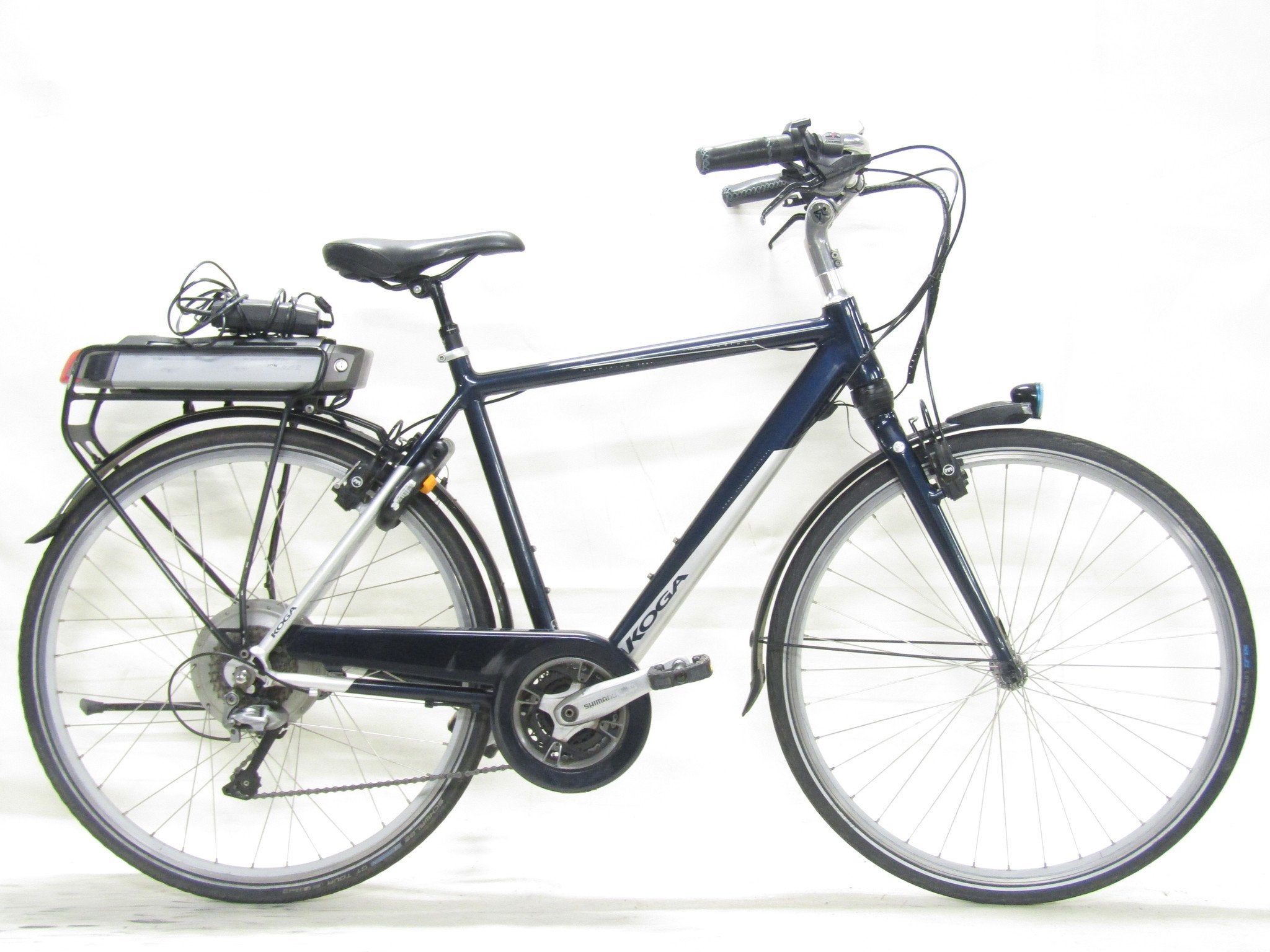 Koga E deluxe blauw heren 54cm 28inch, 51 tot 55 cm, Gebruikt, Overige merken