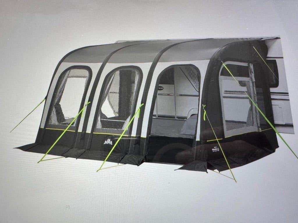 Opblaastent met minimale lengte luifel van 420, Ophalen, Nieuw, Polyester, Overige merken
