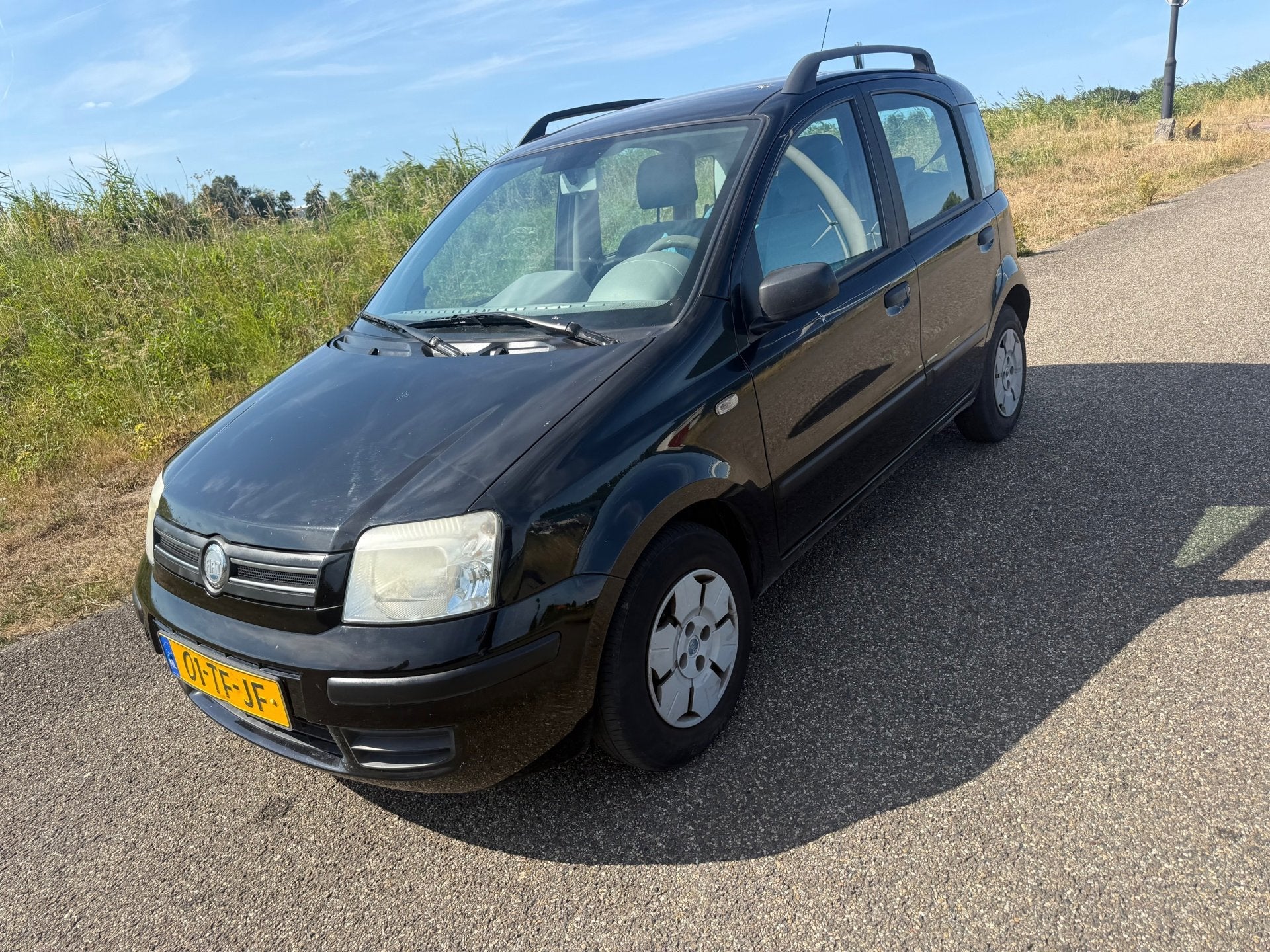 Fiat Panda 1.2 Emotion met airco en NW APK!, Voorwielaandrijving, Gebruikt, Origineel Nederlands, Bedrijf