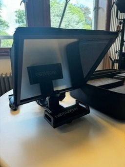 Desview T12 teleprompter met afstandsbediening en draagtas, Ophalen of Verzenden, Zo goed als nieuw, Video