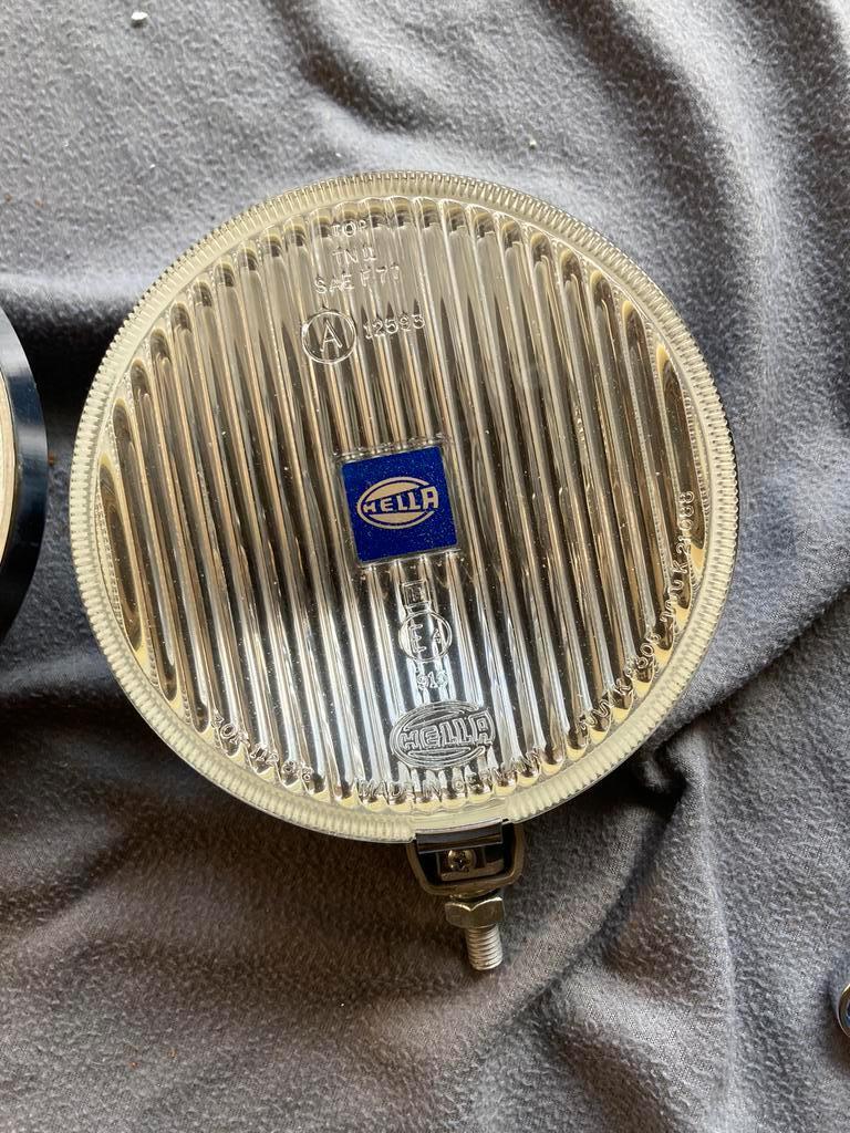 Oldtimer 2 Hella witte mistlampen type 160, Ophalen of Verzenden, Gebruikt