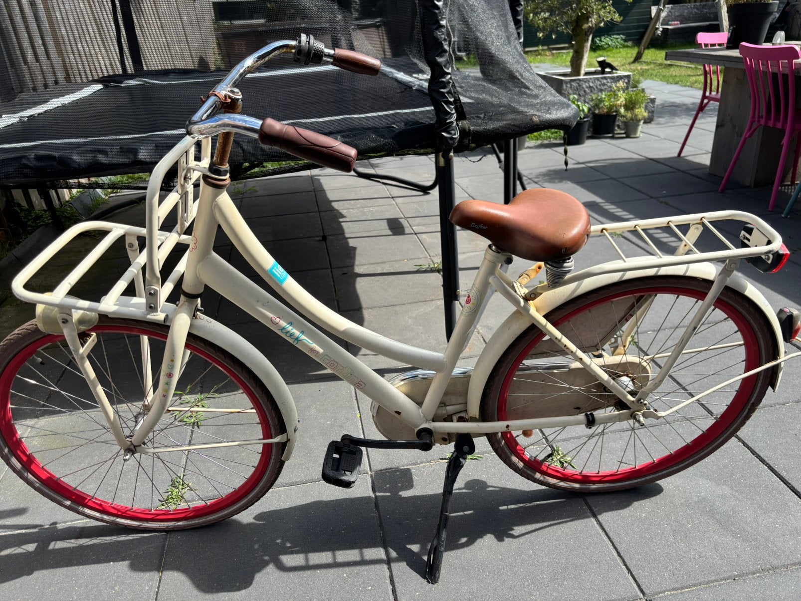 Meisjesfiets Lief! Van Cortina 26 inch, Fietsen en Brommers, Fietsen | Meisjes, Terugtraprem, Versnellingen, Zo goed als nieuw