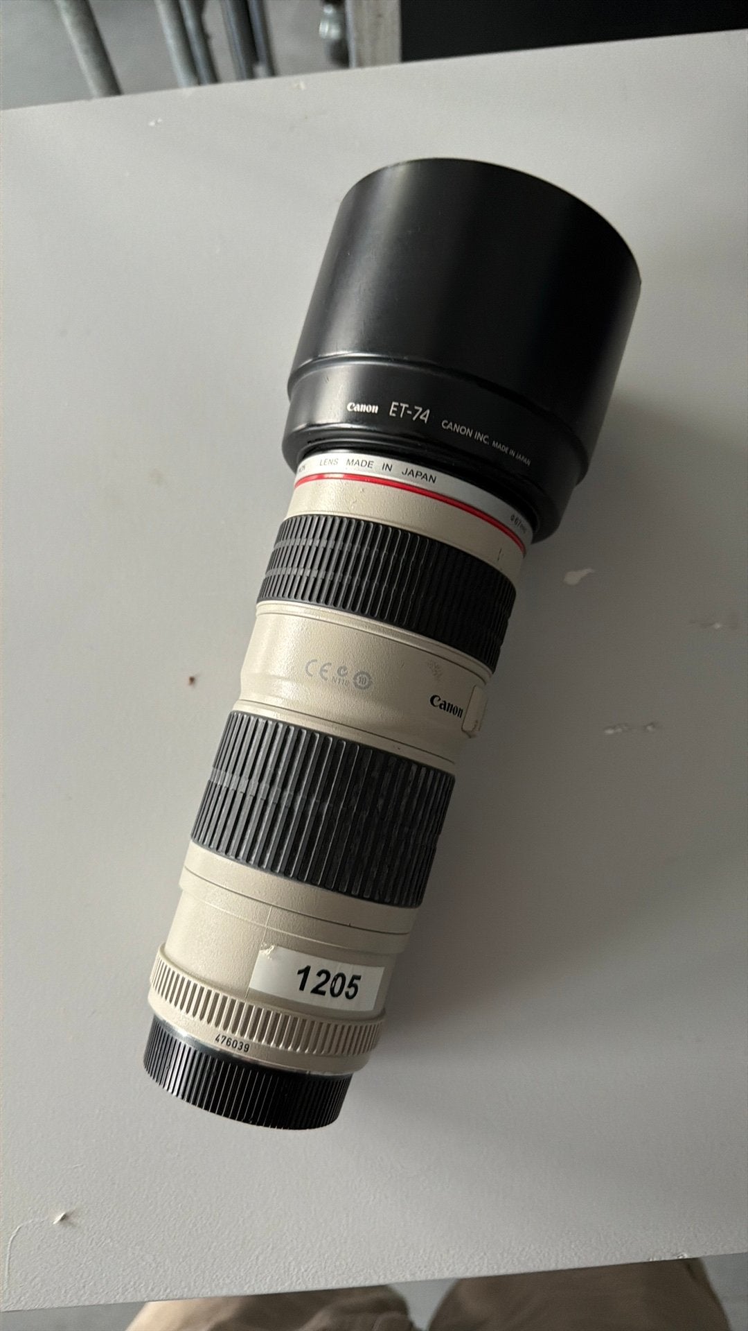 Canon EF 70-200mm f/4 L USM objectief, Canon, Autofocus, Zo goed als nieuw, Canon EF