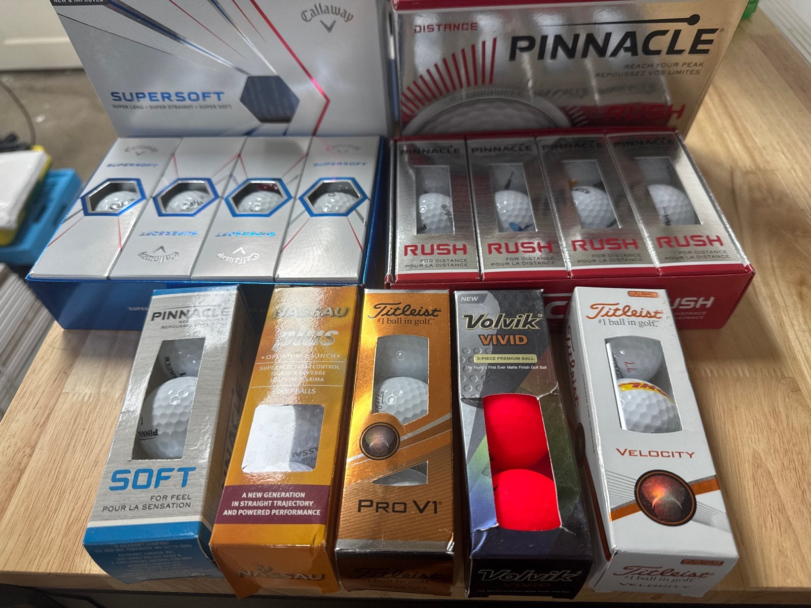 Diverse golfballen van topmerken - Nieuw in verpakking, Ophalen of Verzenden, Nieuw, Bal(len), Overige merken
