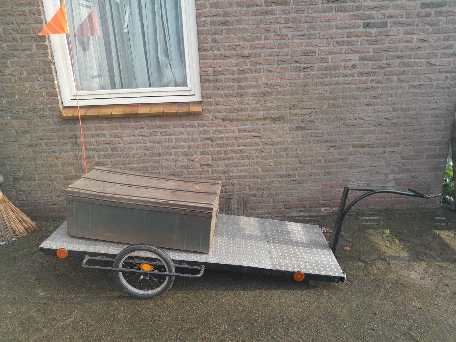 Grote fietskar, Ophalen, Gebruikt, Bagagekar, 60 tot 80 kg