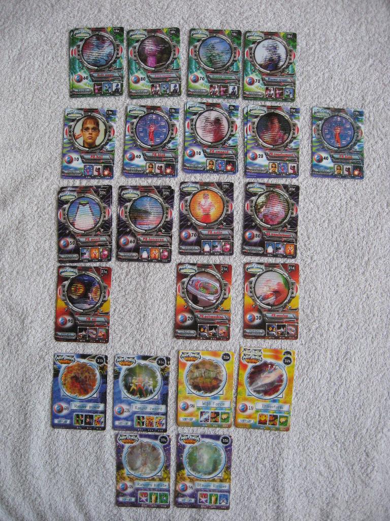FOX TV cards uit 2003 en 2004 /Japanse kaarten Power Rangers, Hobby en Vrije tijd, Verzamelkaartspellen | Overige, Ophalen of Verzenden