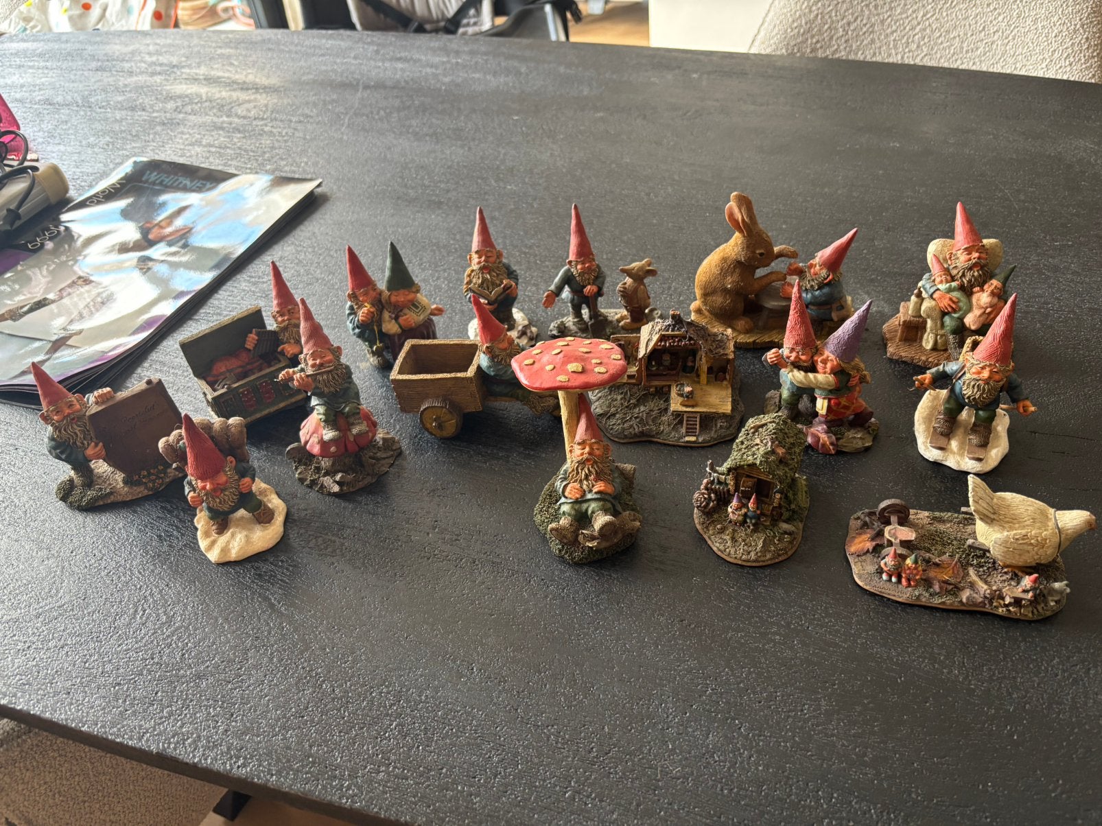 Lot Gnomes Rien Poortvliet By Egbert kabouters beeldjes, Ophalen of Verzenden, Gebruikt, Overige typen