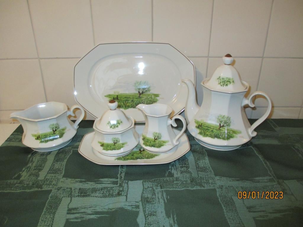 Serviedelen Hollandse Landschappen servies Nieuw, Ophalen of Verzenden, Nieuw, Overige stijlen