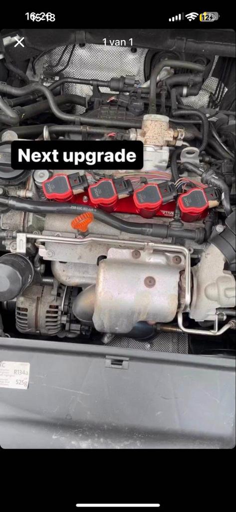 Audi R8 bobines met montageplaat voor 1.4 TSI CAXA, Ophalen of Verzenden, Gebruikt, Audi