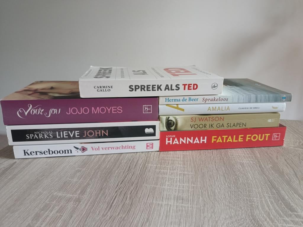 Boekenpakket: Spreek als TED, Voor jou, Lieve John & meer, Ophalen